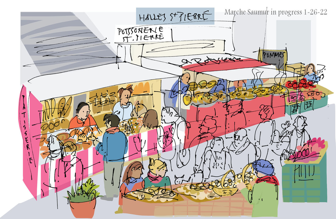 Crawford Market | Sketch Away: Travels with my sketchbook